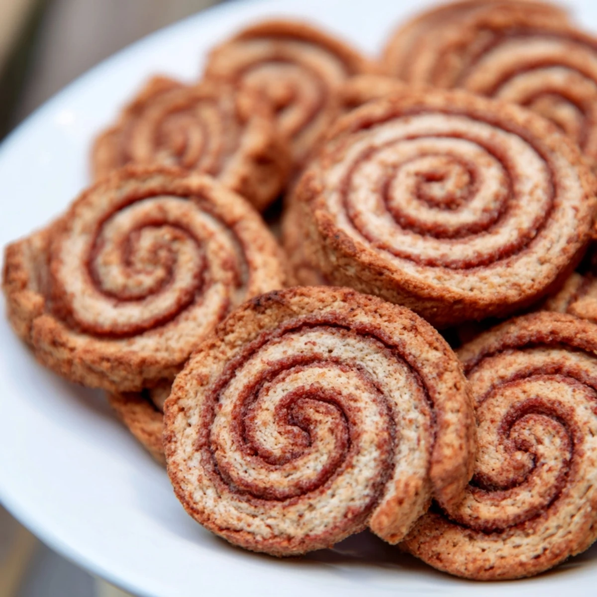 Festive Holiday Pinwheel Cookies, perfectly crisp with colorful swirls, ready for your holiday plate.