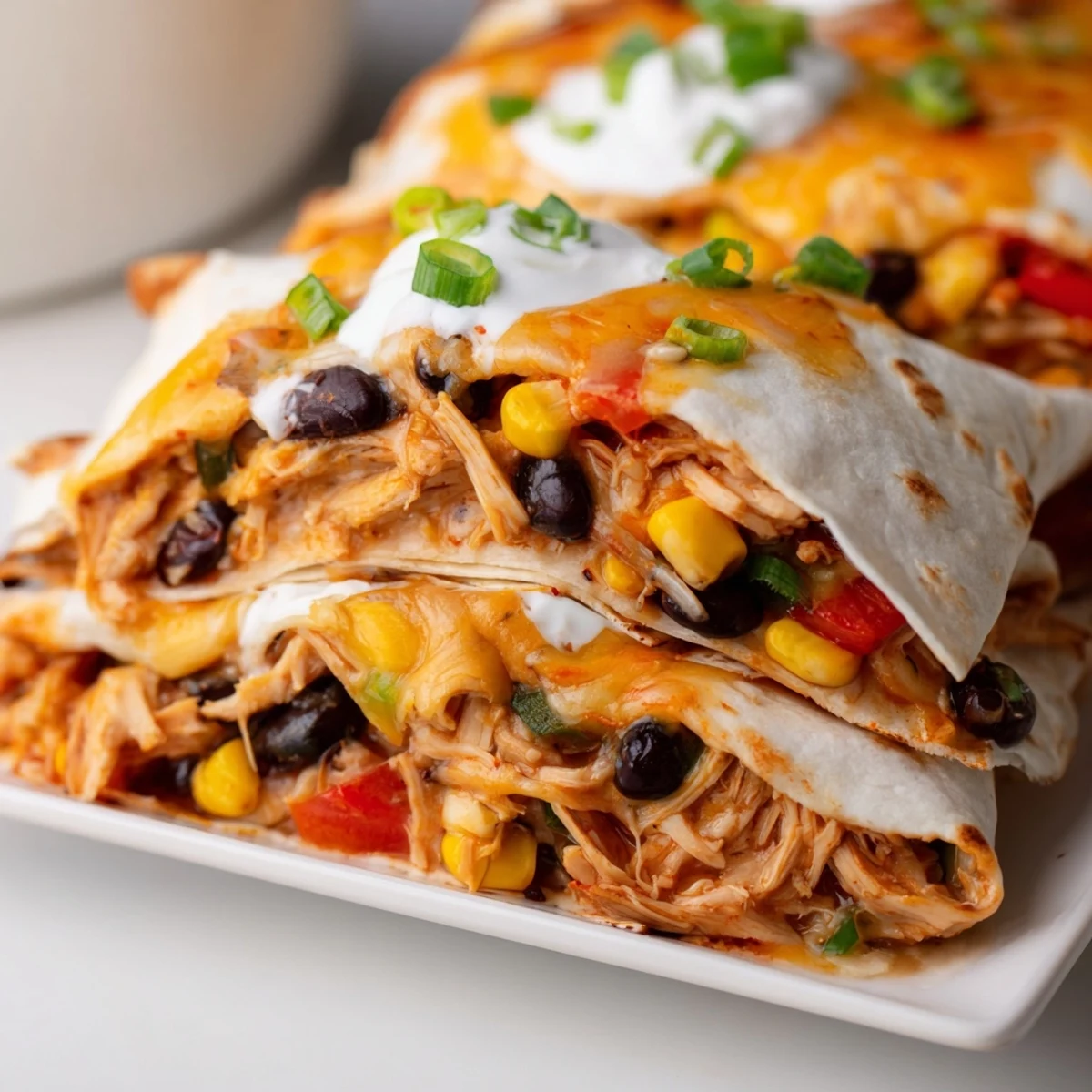 Golden, baked Taco Bell Copycat Chicken Bake, a hearty Tex-Mex casserole perfect for dinner.
