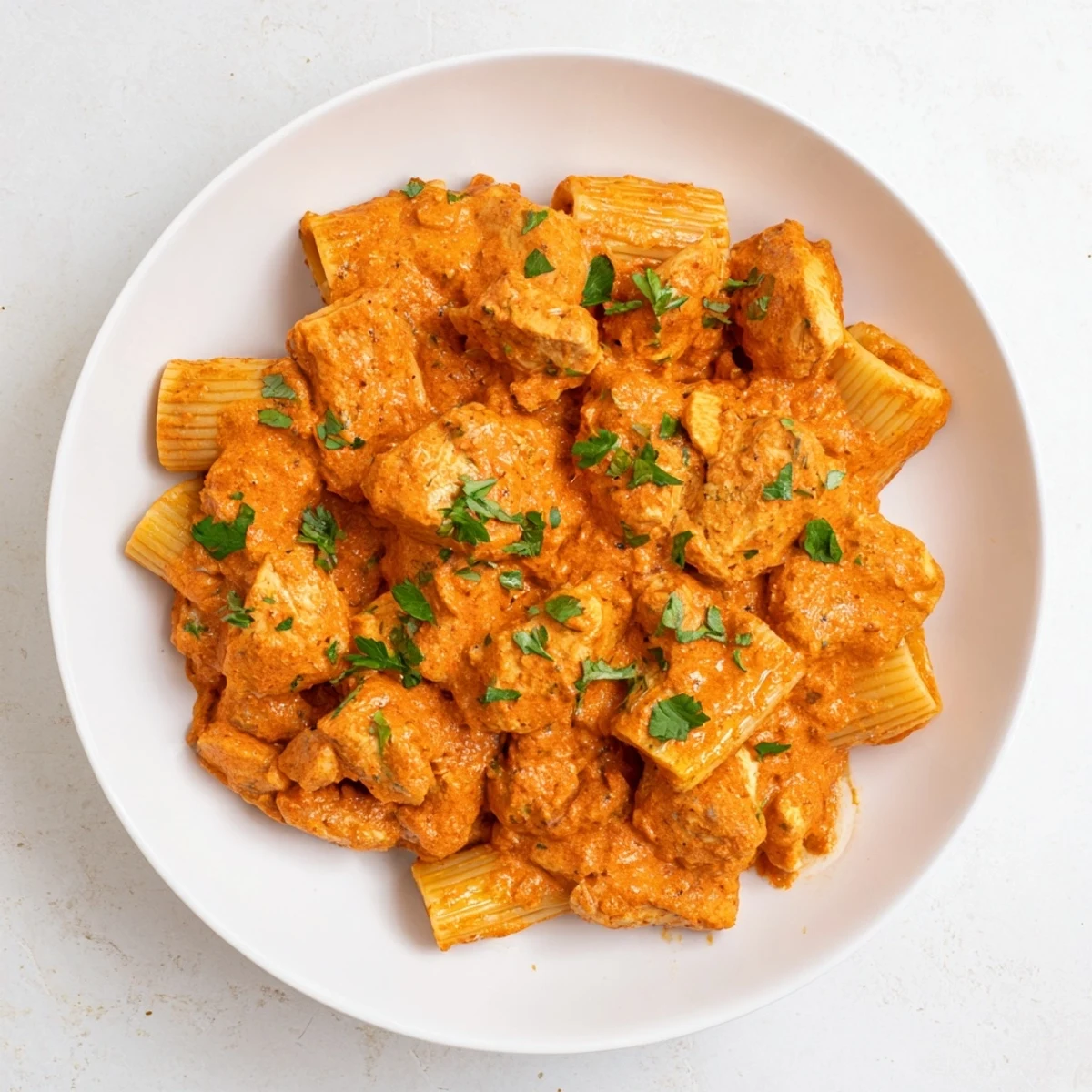 Creamy Chicken Tikka Masala Pasta