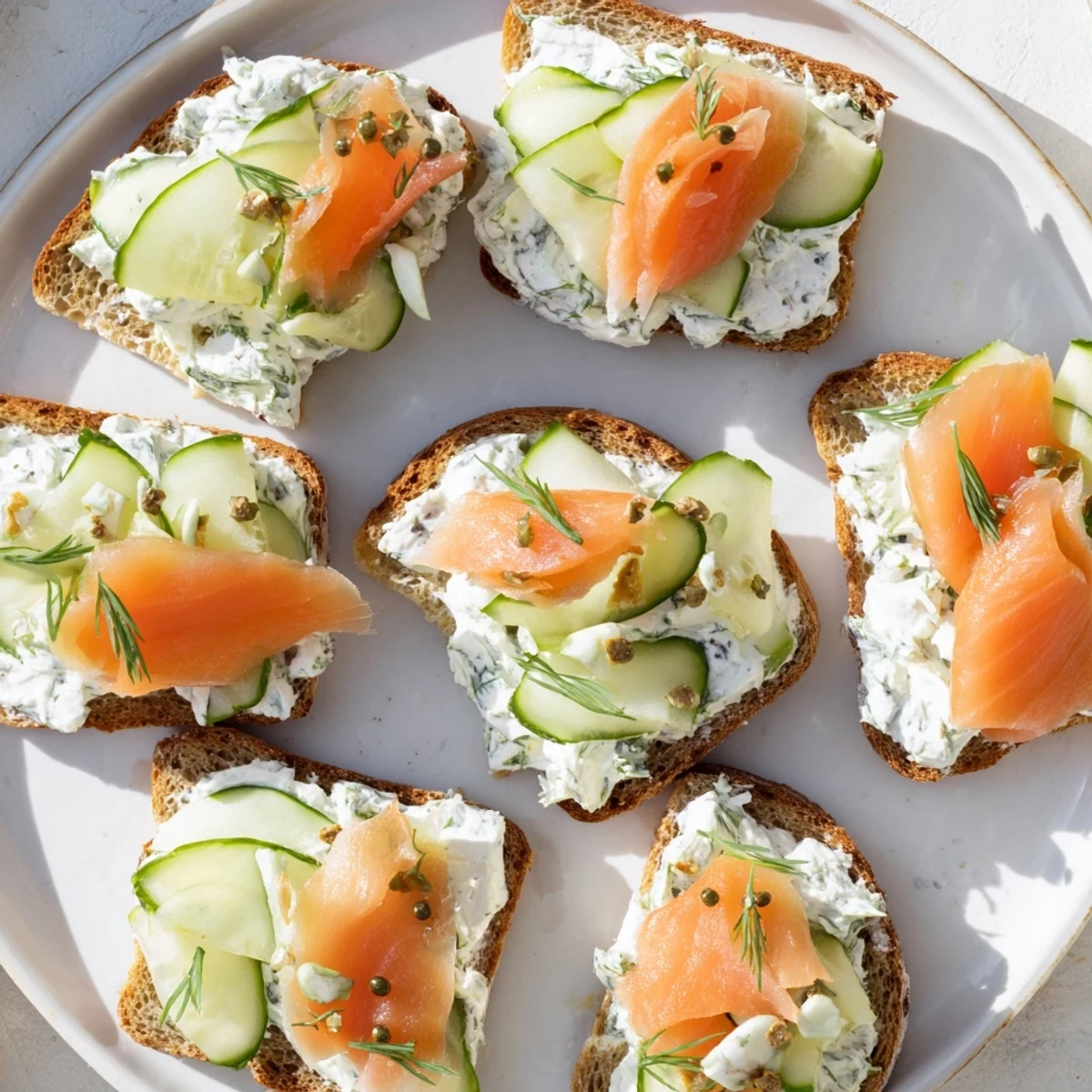 Arrange savory Étoiles Filantes Assiette de Fin dAnnée featuring crispy stars, fresh dill, and glistening smoked salmon.