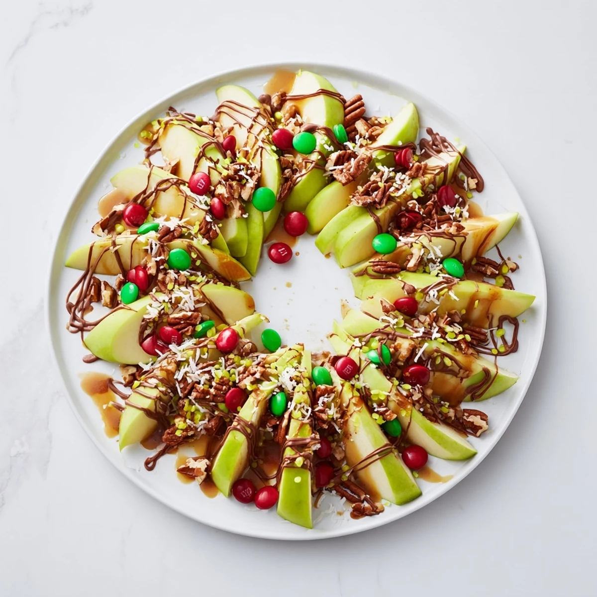 Caramel Apple Slice Wreath