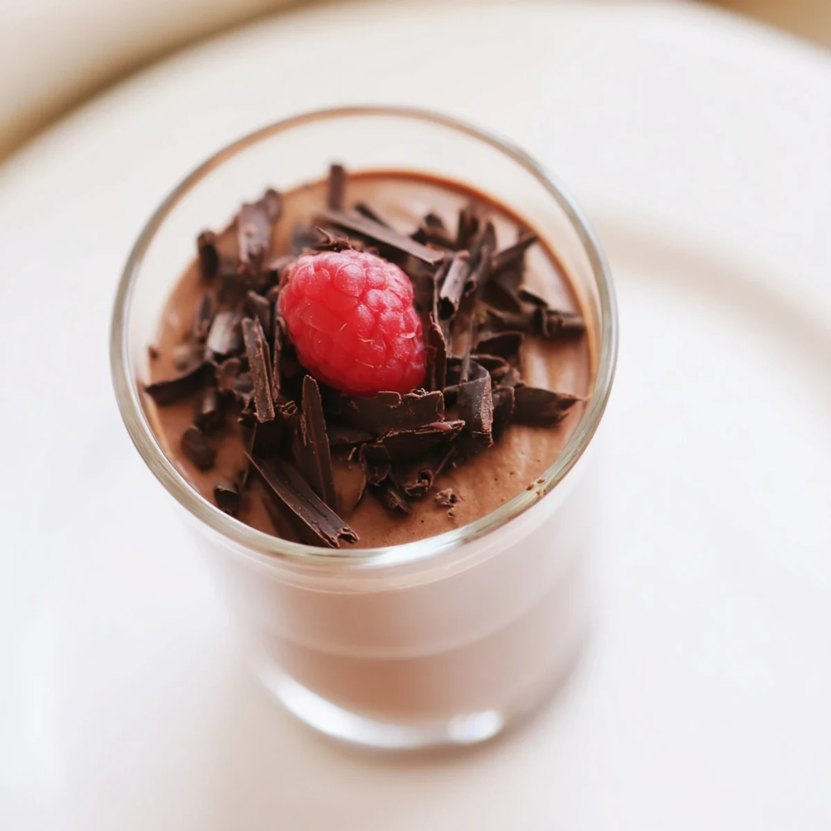 Elegant individual serving of chocolate mousse dessert cups, perfect for an after-dinner treat or party dessert.