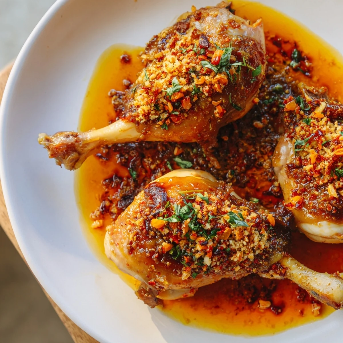 Golden-brown Jam in Coffee Style Glazed Chicken, showcasing a delicious balance of sweet, smoky flavors for dinner.