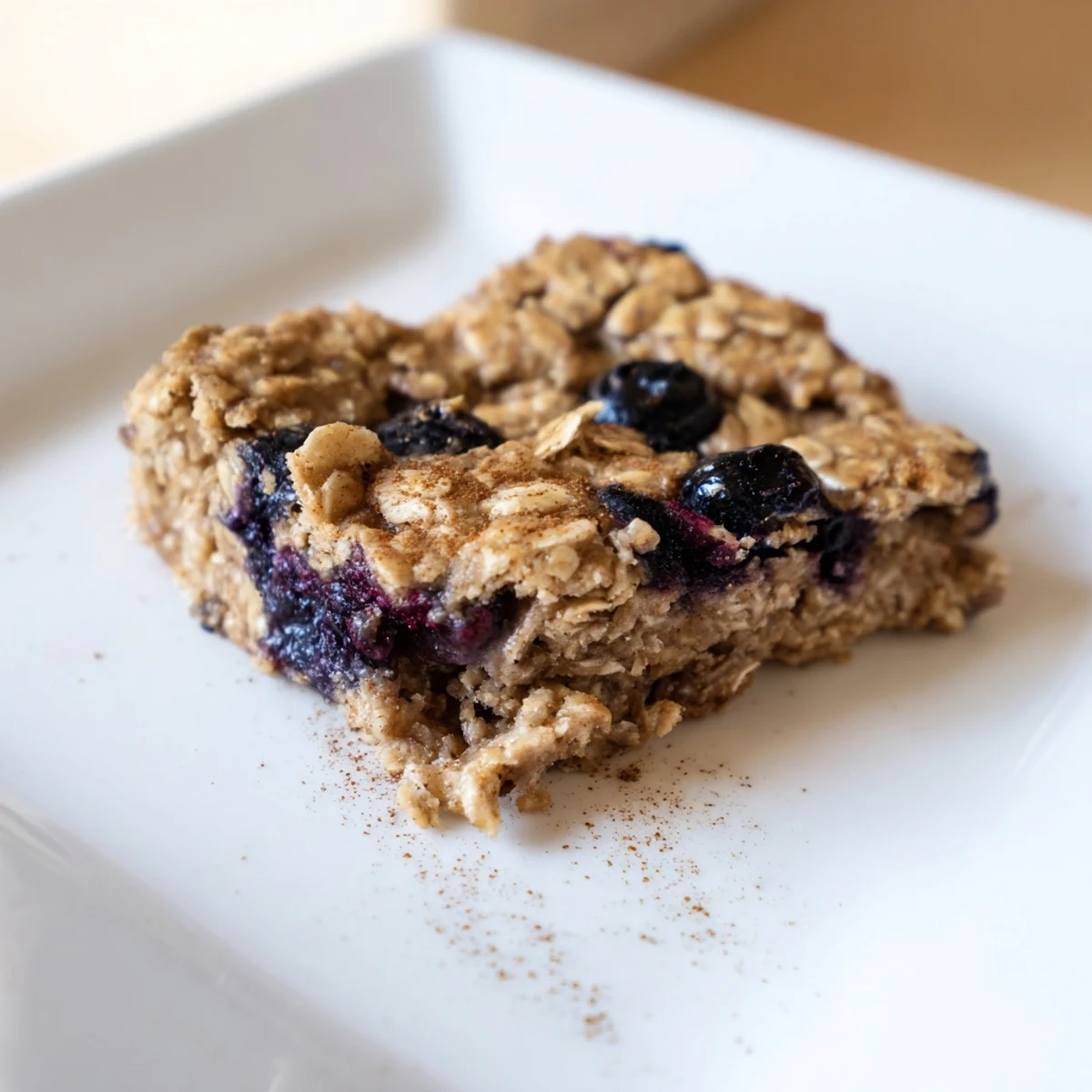 Blueberry Banana Oatmeal Bars