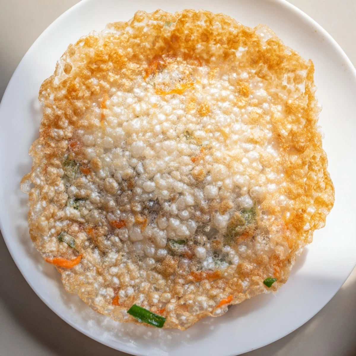 Golden brown, crispy rice paper dumplings ready to serve alongside a spicy dipping sauce.