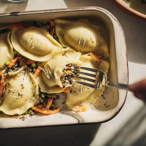 Hearty Mushroom Lentil Pie