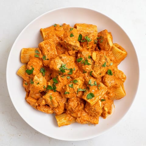 Creamy Chicken Tikka Masala Pasta