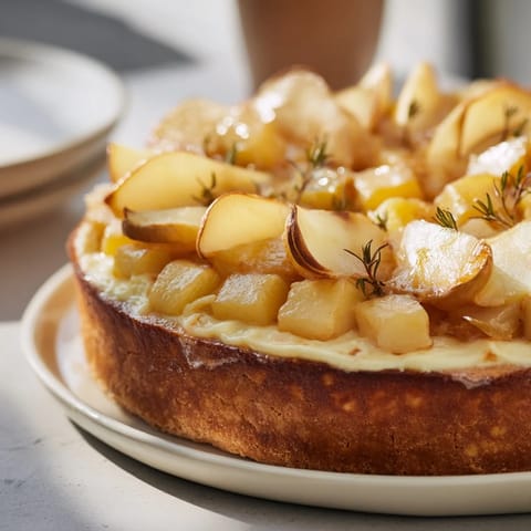Golden-brown Feuille dÉrable Tartes Salées dAutomne, showing roasted vegetables and flaky crust, ready to serve.