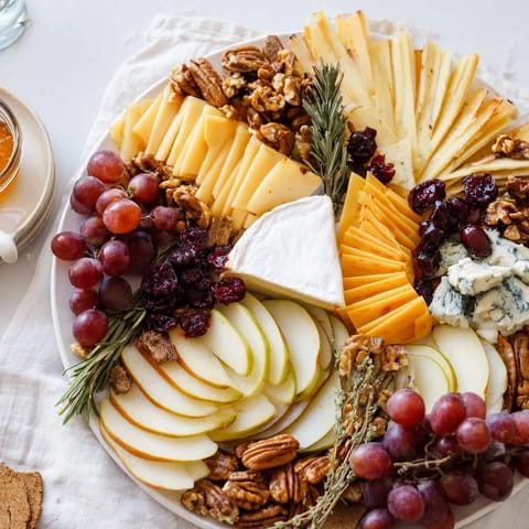Winter Cabin Cheese Display