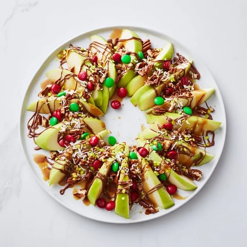 Caramel Apple Slice Wreath