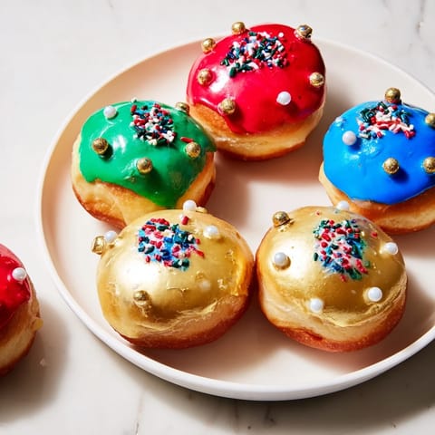 Festive Christmas Ornament Beignets