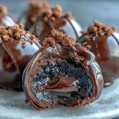 Black Currant Chocolate Truffles
