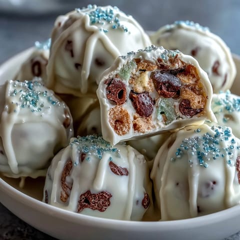 A vibrant St. Patrick's Day treats board with Lucky Charms bark and rainbow candies.
