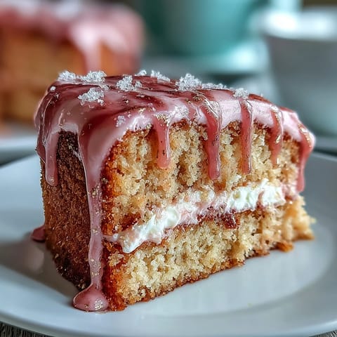 Elegant Bridal Shower Rosé Velvet Cake adorned with shimmering gold drip.