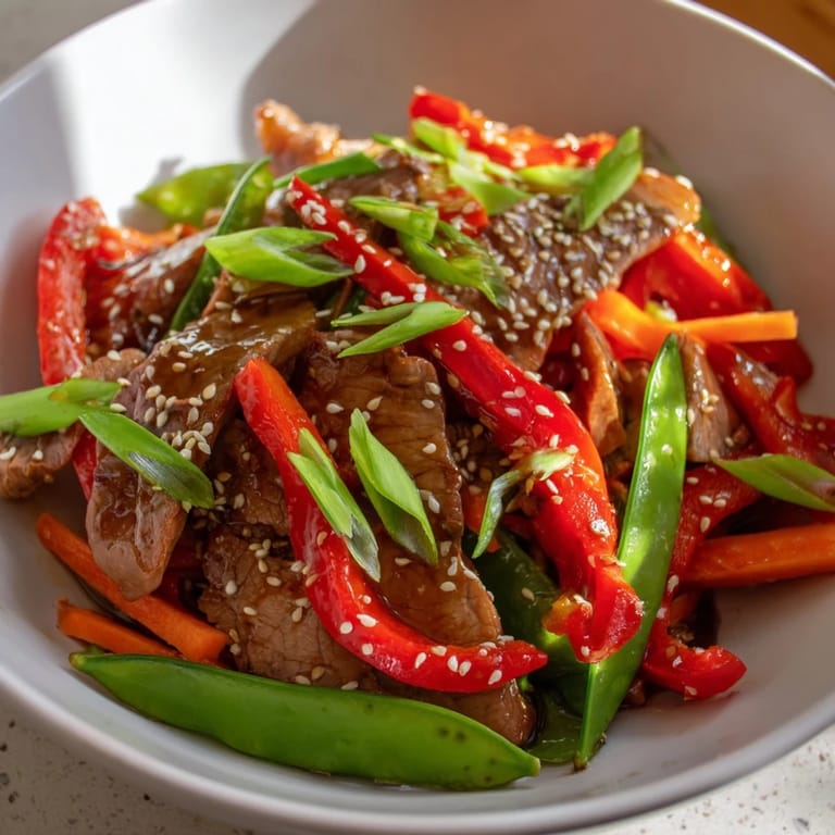 Imagine: steaming Sweet Teriyaki Pork Stir-Fry with glistening pork and a symphony of fresh vegetables.