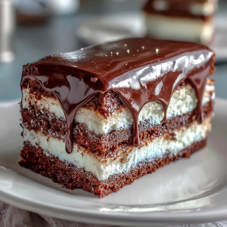 Decadent vanilla sponge cake with silky white chocolate frosting, glossy drip, and gold balloon decorations for graduation celebrations.