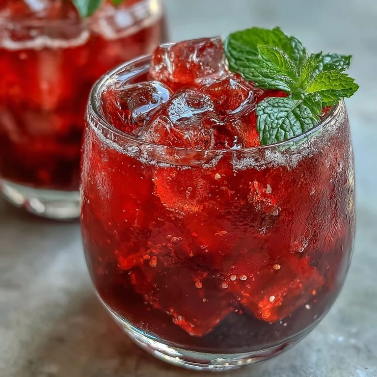 Taste of summer: Juicy Juneteenth Red Drink made with hibiscus and strawberries.